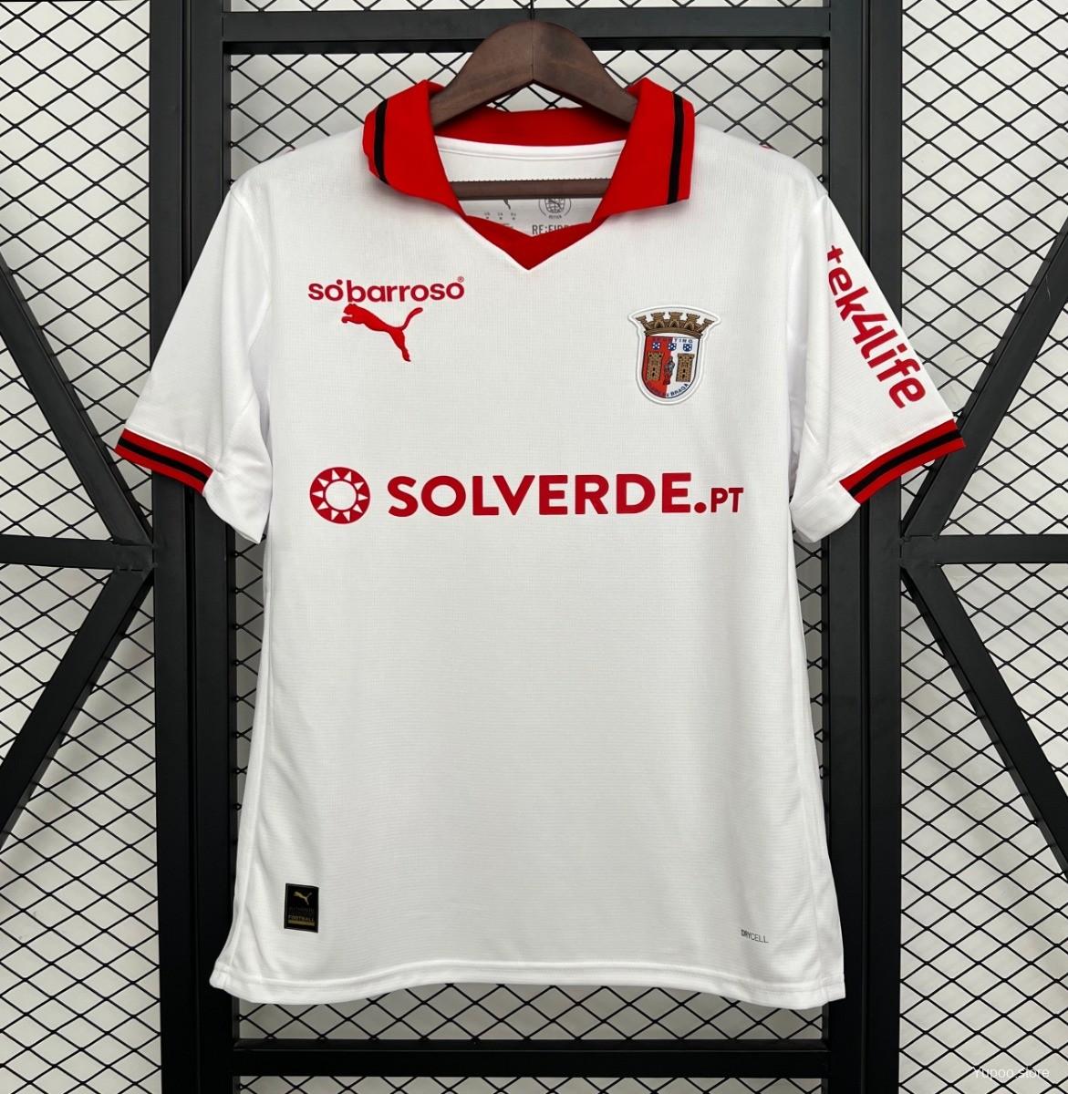 Camiseta de fútbol SC Braga 2025/26 VISITANTE MANGA CORTA VERSION FAN